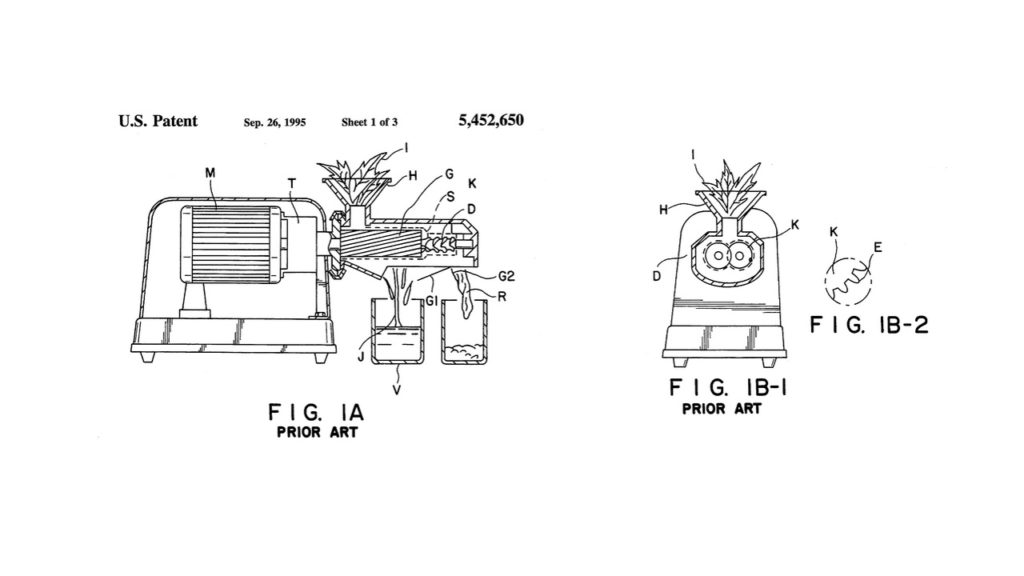 Entsafter Patent