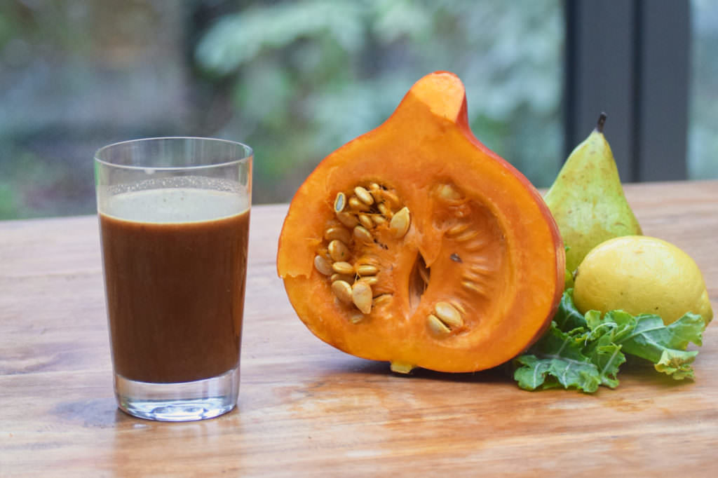 Saft Kürbis Grünkohl Birne